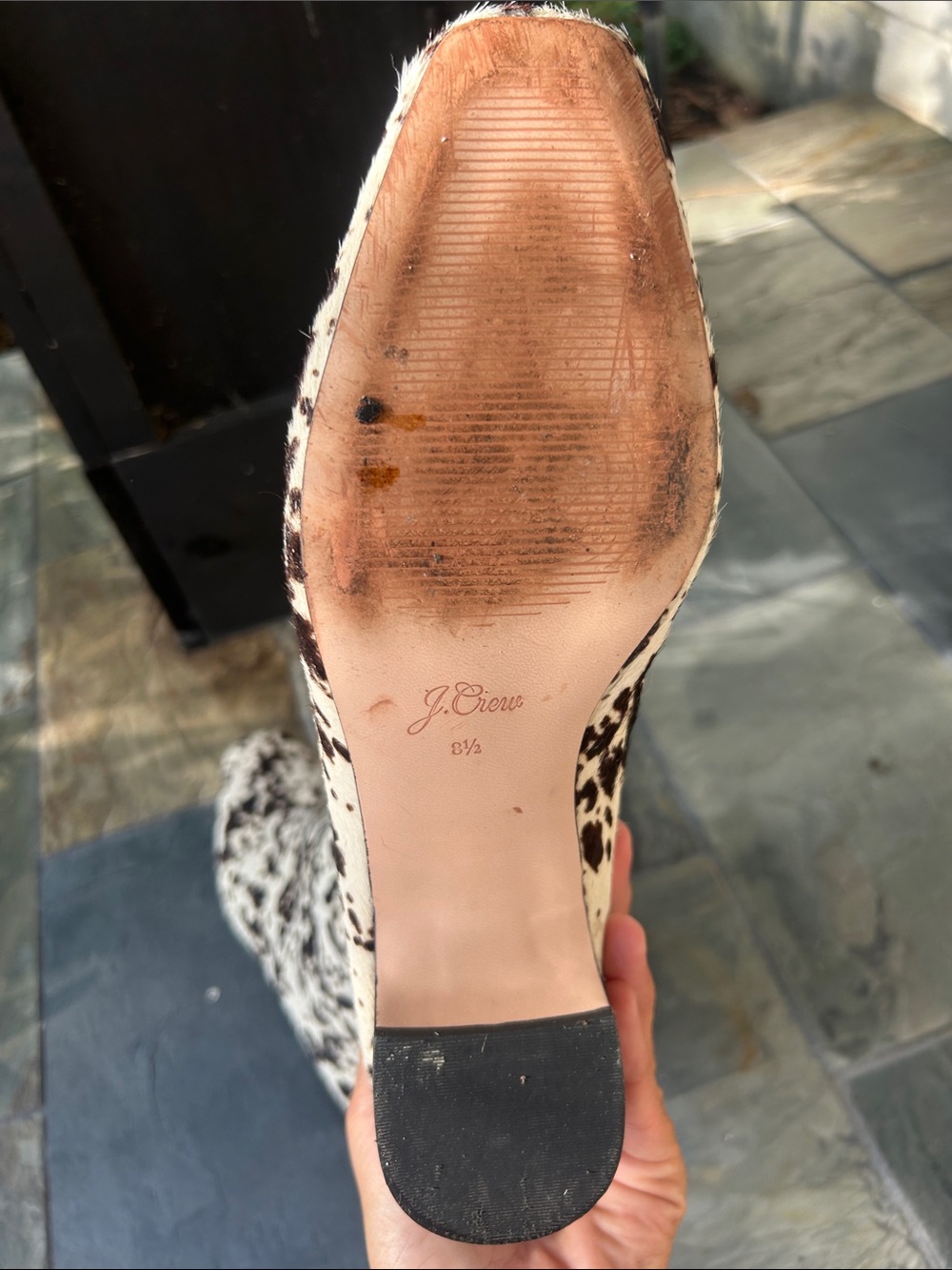 J Crew Roxie zip-back ankle boots in calf hair - Picture 7 of 7
